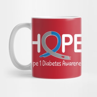 Hope Type 1 Diabetes Awareness Mug